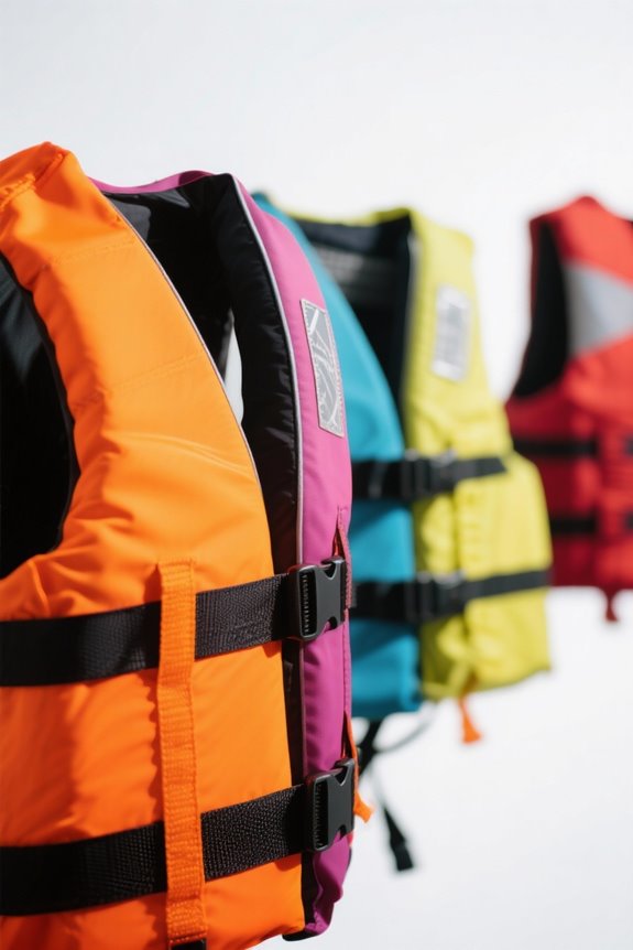 life vest color choices