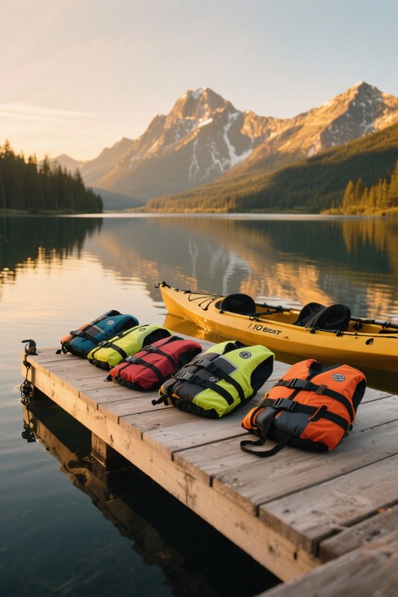 stylish and safe kayaking vests