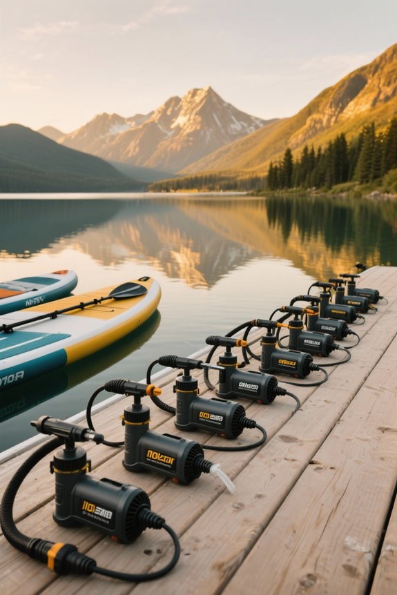 top paddle board inflators