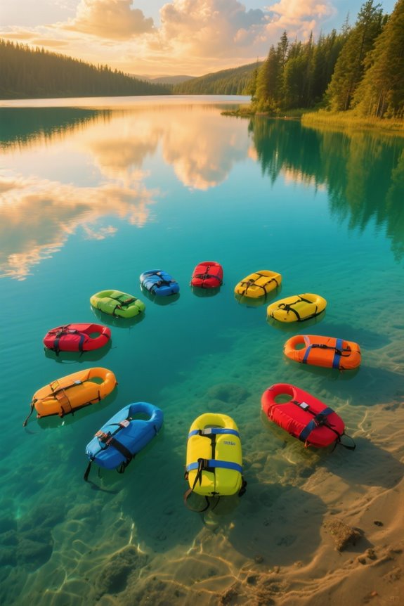 vibrant life vest colors