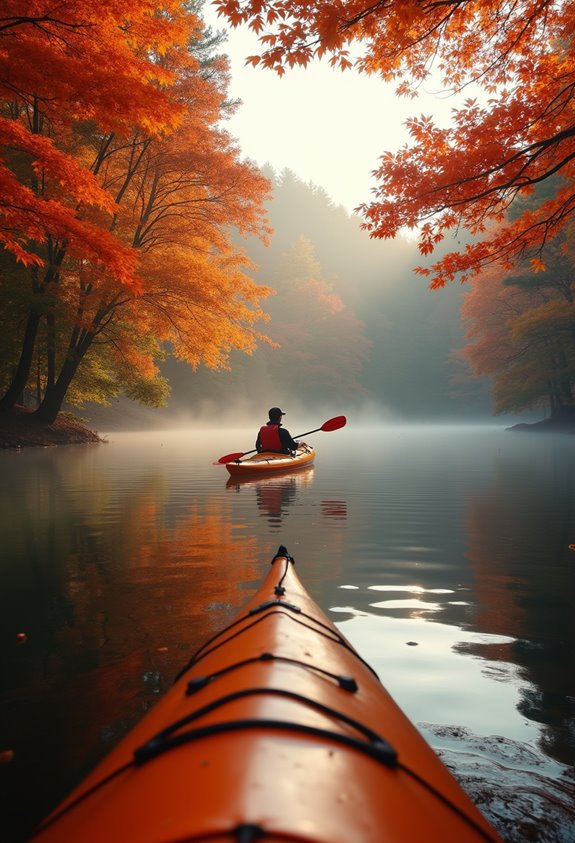 autumn kayaking adventure awaits