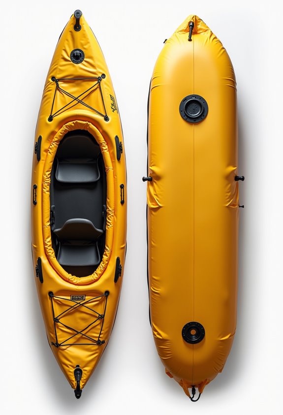 compact inflatable kayak storage