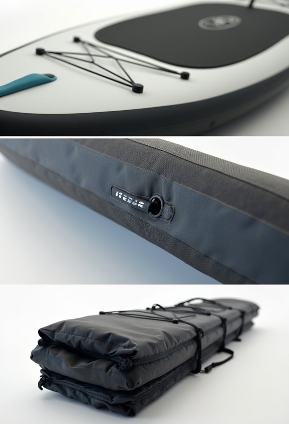 convenient inflatable paddle boards