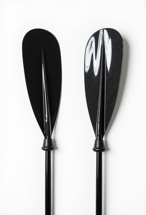 feather angle paddle setup