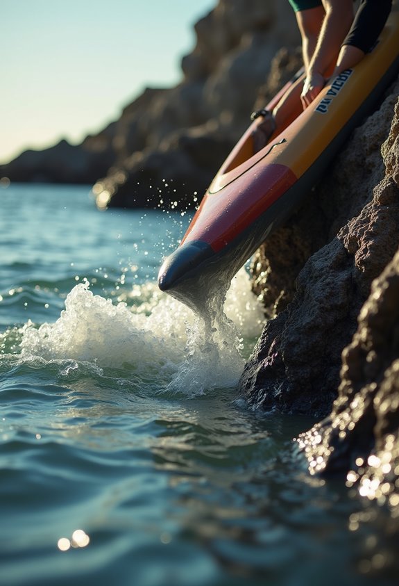launch techniques in rough water