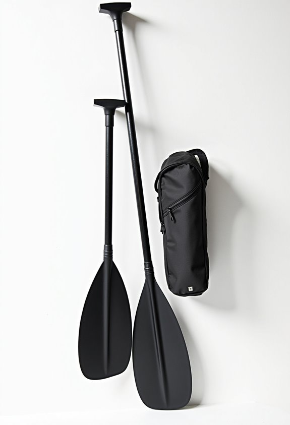 lightweight collapsible paddle storage