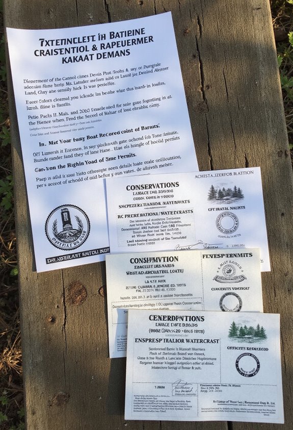 non motorized boat permit requirements