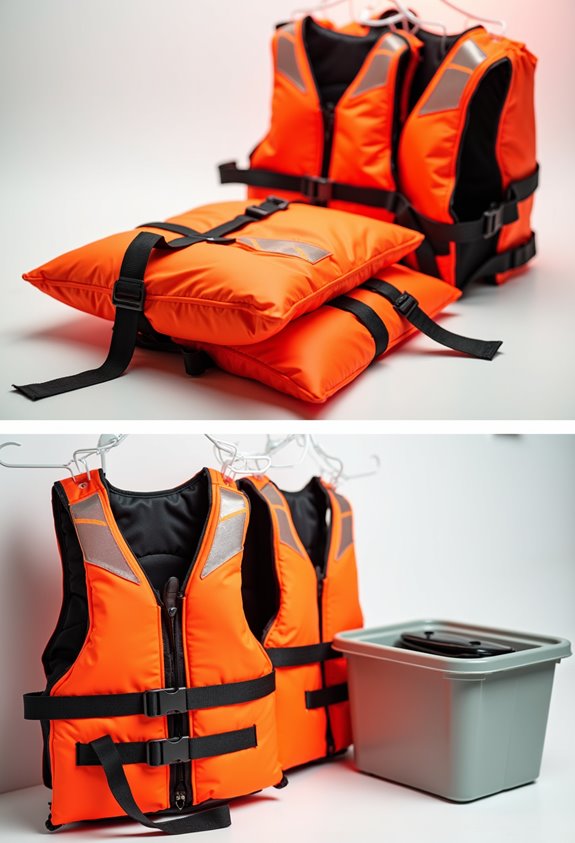 optimal life vest storage