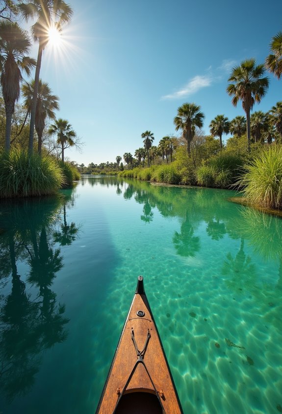 paddling paradise with wildlife