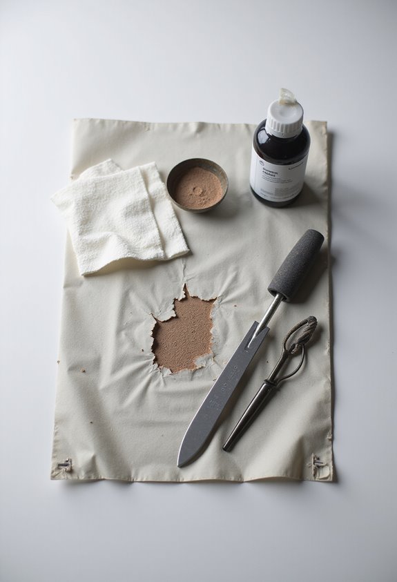 prepare and clean surface