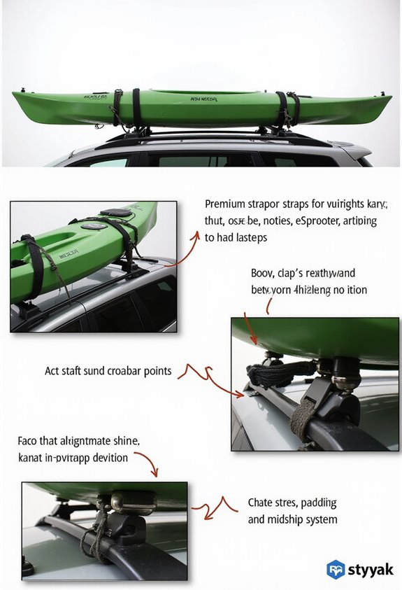 secure and transport kayak safely