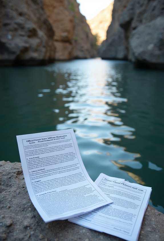 waterway access permit requirements